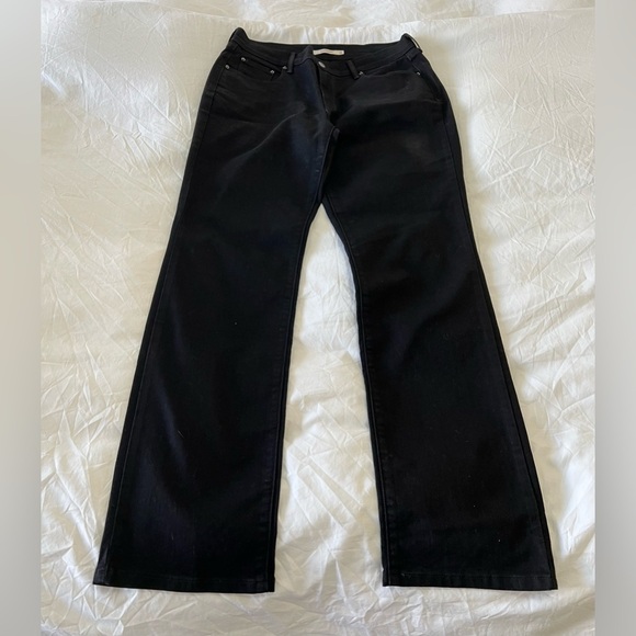 Levi's Denim - Levis | Women’s SZ 10 (31” Inseam) 505 Jeans Black Denim Straight Leg | EUC